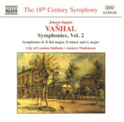City of London Sinfonia, Andrew Watkinson: Vanhal: Symphonies, Vol.  2 - CD