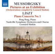 Leonard Slatkin: Mussorgsky, M.: Pictures at an Exhibition (Orchestrations Compiled by L. Slatkin) / Liszt, F.: Piano Concerto No. 1 - CD