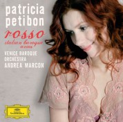 Patricia Petibon, Andrea Marcon, Venice Baroque Orchestra: Patricia Petibon - Rosso, Italian Baroque Arias - CD