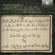 Riccardo Bonci: The John Reading Manuscripts of Dulwich College - CD
