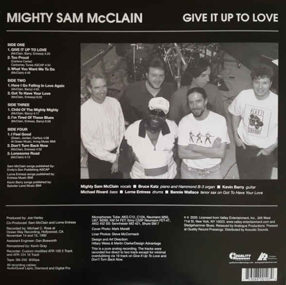 Mighty Sam McClain: Give It Up To Love - Plak Foto #2