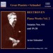 Beethoven: Piano Sonatas No: 4, 5, 6, 19, 20 (1932-1935) - CD