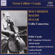 Pablo Casals, BBC Symphony Orchestra: Boccherini, Haydn, Elgar: Cello Concertos - CD