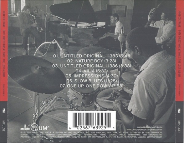 John Coltrane: Both Directions At Once: The Lost Album - CD Foto #2