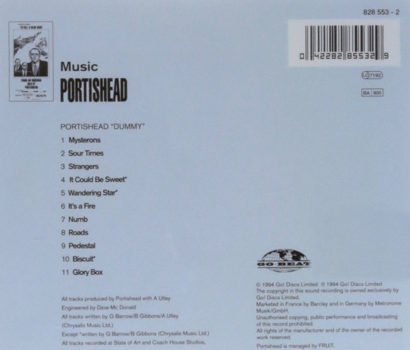Portishead: Dummy - CD Foto #2