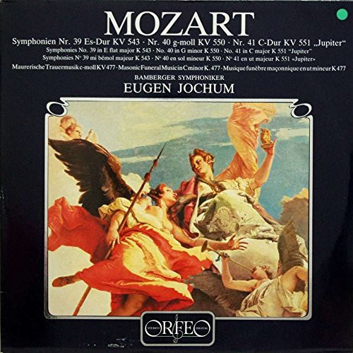 Eugen Jochum, Bamberger Symphoniker - Mozart: Symphony No. 39 & 40
