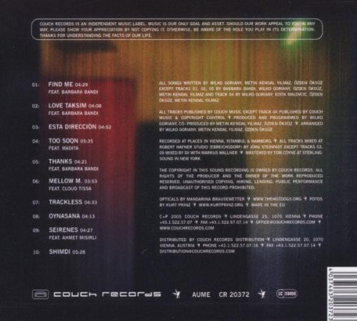 Coup de Bam, Baribara Bandi, Madita, Cloud Tissa, Mısırlı Ahmet: Coup de Bam - CD Foto #2