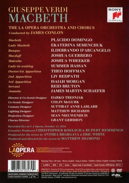 Plácido Domingo, Ekaterina Semenchuk, Los Angeles Opera Orchestra, James Conlon: Verdi: Macbeth - DVD Foto #2