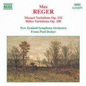 Reger: Mozart Variations Op. 132 / Hiller Variations Op. 100 - CD