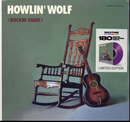 Howlin' Wolf: Rockin' Chair + 4 Bonus Tracks! Limted Edition in Transparent Purple Virgin Vinyl. - Plak