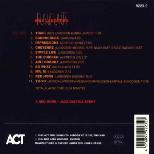 Nils Landgren Funk Unit: Live In Stockholm - CD Foto #2