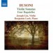 Busoni: Violin Sonatas - 4 Bagatelles - CD