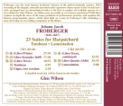 Glen Wilson: Froberger: 23 Suites for Harpsichord - CD Foto #2