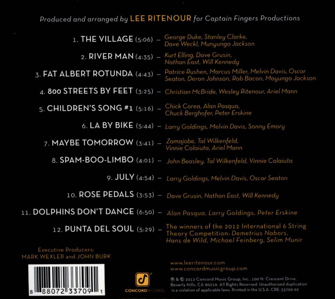 Rhythm　Ritenour:　Lee　Opus3a　Sessions　CD