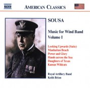 Keith Brion: Sousa, J.P.: Music for Wind Band, Vol.  1 - CD