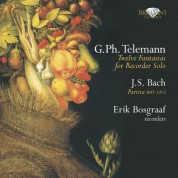 Erik Bosgraaf: Telemann: Fantasias - J.S.Bach: Partita - CD