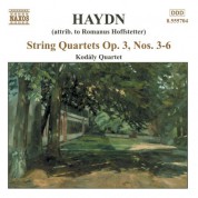 Haydn: String Quartets Op. 3, Nos. 3 - 6 - CD