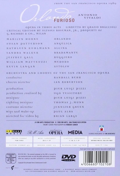 Vivaldi: Orlando Furioso - DVD Foto #2
