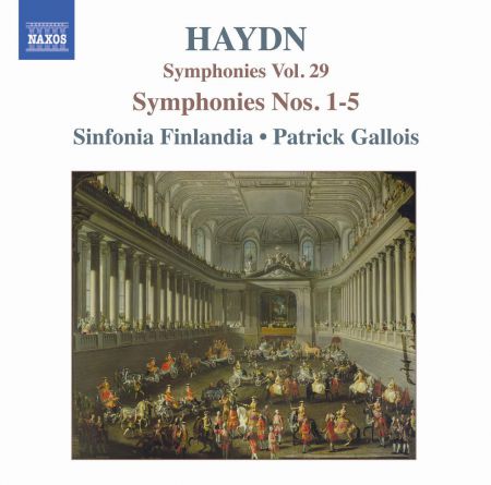 Haydn: Symphonies, Vol. 29 (Nos. 1, 2, 3, 4, 5) - CD