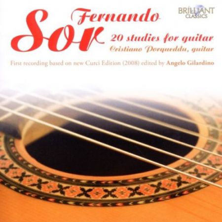 Cristiano Porqueddu: Sor: 20 Studies for Guitar - CD