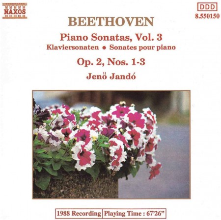 Jenö Jandó: Beethoven: Piano Sonatas Vol. 3 - CD
