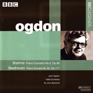 John Ogdon, Halle Orchestra, John Barbirolli: Brahms, Beethoven: Piano Concerto 2, Piano sonata No 32 - CD