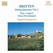 Britten: String Quartets Nos. 1 and 2 / Three Divertimenti - CD