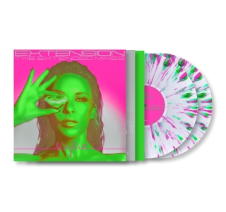 Kylie Minogue: Extension: The Extended Mixes (Clear/Neon Pink/Green Splatter Vinyl) - Plak