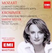 Sabine Meyer, Wolfgang Meyer, Staatskapelle Dresden, Württembergisches Kammerorchester Heilbronn, Hans Vonk, Jörg Faerber: Mozart/ Krommer: Clarinet Concertos - CD