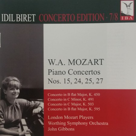 İdil Biret, John Gibbons, London Mozart Players, Worthing Symphony Orchestra: Mozart: Piano Concertos No. 15, 24, 25, 27 - CD