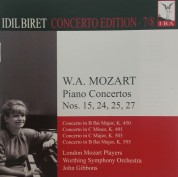 İdil Biret, John Gibbons, London Mozart Players, Worthing Symphony Orchestra: Mozart: Piano Concertos No. 15, 24, 25, 27 - CD