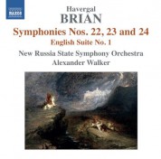 Moscow State Symphony Orchestra, Alexander Walker: Brian: Symphonies Nos. 22, 23, 24 - English Suite No. 1 - CD