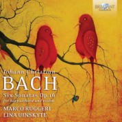 Marco Ruggeri, Lina Uinskyte: J.C. Bach: Sonatas for Harpsichord and Violin - CD