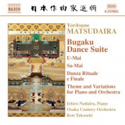 Matsudaira: Bugaku Dance Suite / Theme and Variations for Piano and Orchestra - CD