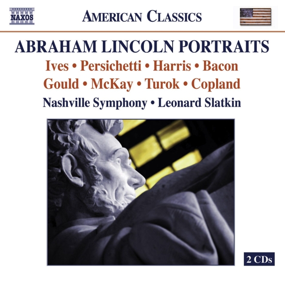 Leonard Slatkin: Orchestral Music - Ives, C. / Persichetti, V. / Harris, R. / Bacon, E. / Gould, M. / Mckay, G.F. / Turok, P. / Copland, A.(Lincoln Portraits) - CD Foto #1