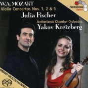 Julia Fischer, Yakov Kreizberg, Netherlands Chamber Orchestra: Violin Concertos Nos. 1, 2 & 5 - SACD