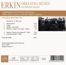 Cumhurbaşkanlığı Senfoni Orkestrası, Rengim Gökmen, Gürer Aykal: Erkin: Orkestra Müziği - CD Foto #2