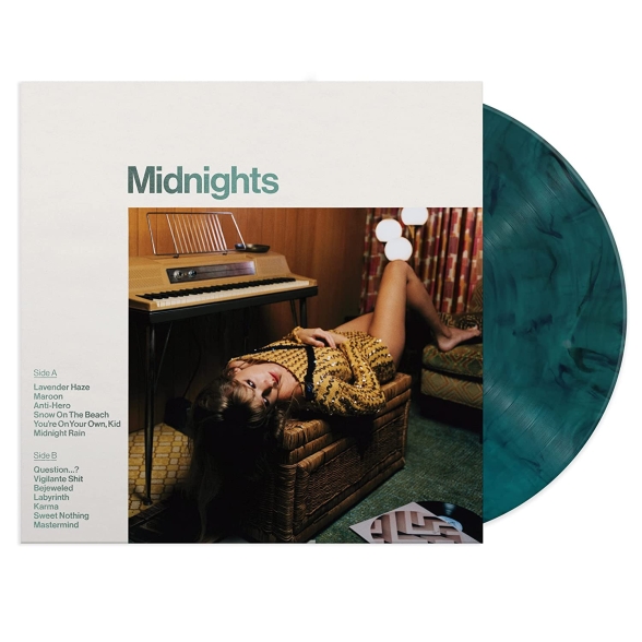 Taylor Swift: Midnights (Limited Special Edition - Jade Green Marbled Vinyl) - Plak Foto #1