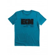 ECM - T-Shirt "Old School Logo" Ozean Depth (Size L)