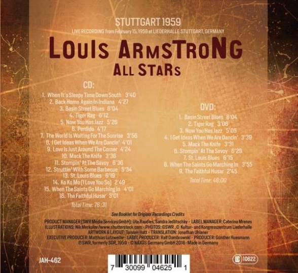 Louis Armstrong All Stars: Stuttgart 1959 - CD Foto #2
