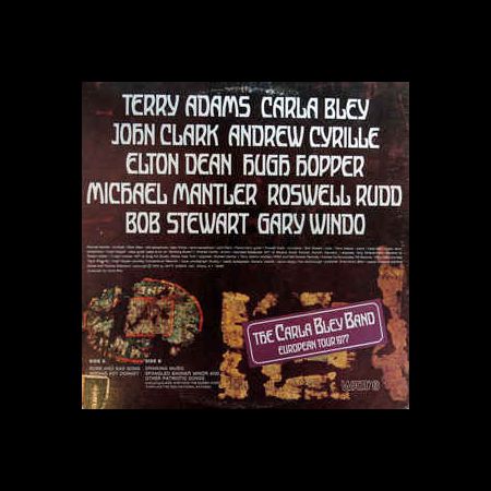 The Carla Bley Band: European Tour 1977 - Plak Foto #2