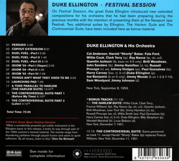 Duke Ellington: Festival Session - CD Foto #2
