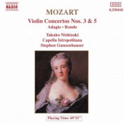 Takako Nishizaki: Mozart: Violin Concertos Nos. 3 and 5 - CD