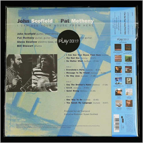 John Scofield, Pat Metheny: I Can See Your House From Here - Plak Foto #2