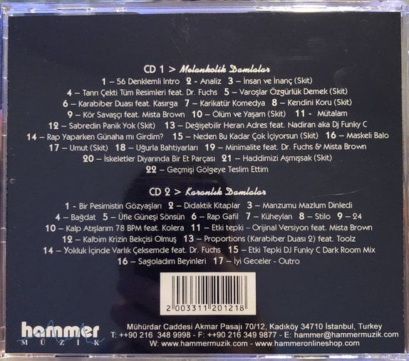 Sagopa Kajmer: Bir Pesimistin Gözyaşları - CD Foto #2