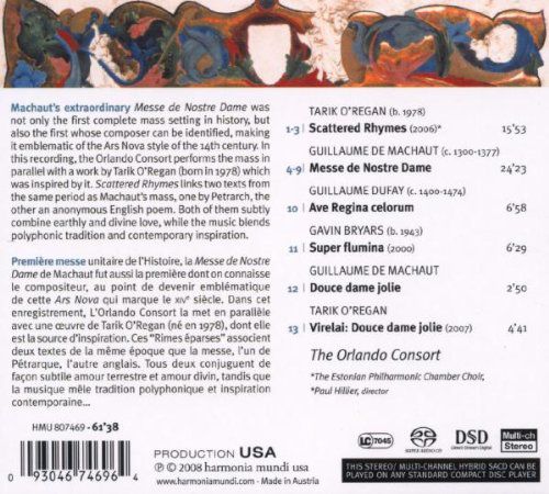 Orlando Consort, Estonian Philharmonic Chamber Choir, Paul Hillier: Scattered Rhymes - SACD Foto #2