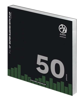 50x 12" PVC With Flap Outer Sleeves (100 Micron)