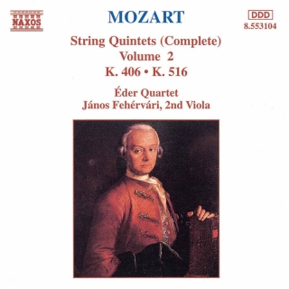 Mozart: String Quintets, K. 406 and K. 516 - CD