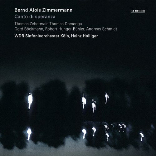 Thomas Zehetmair, Thomas Demenga, Gerd Böckmann, Robert Hunger Bühler, Andreas Schmidt, WDR Sinfonieorchester Köln, Heinz Holliger: Bernd Alois Zimmermann: Canto di speranza - CD Foto #1