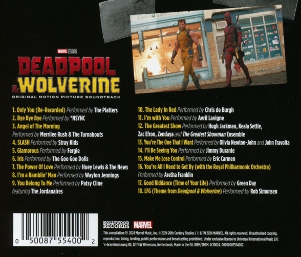 Çeşitli Sanatçılar: Deadpool & Wolverine (The Soundtrack) - CD Foto #3